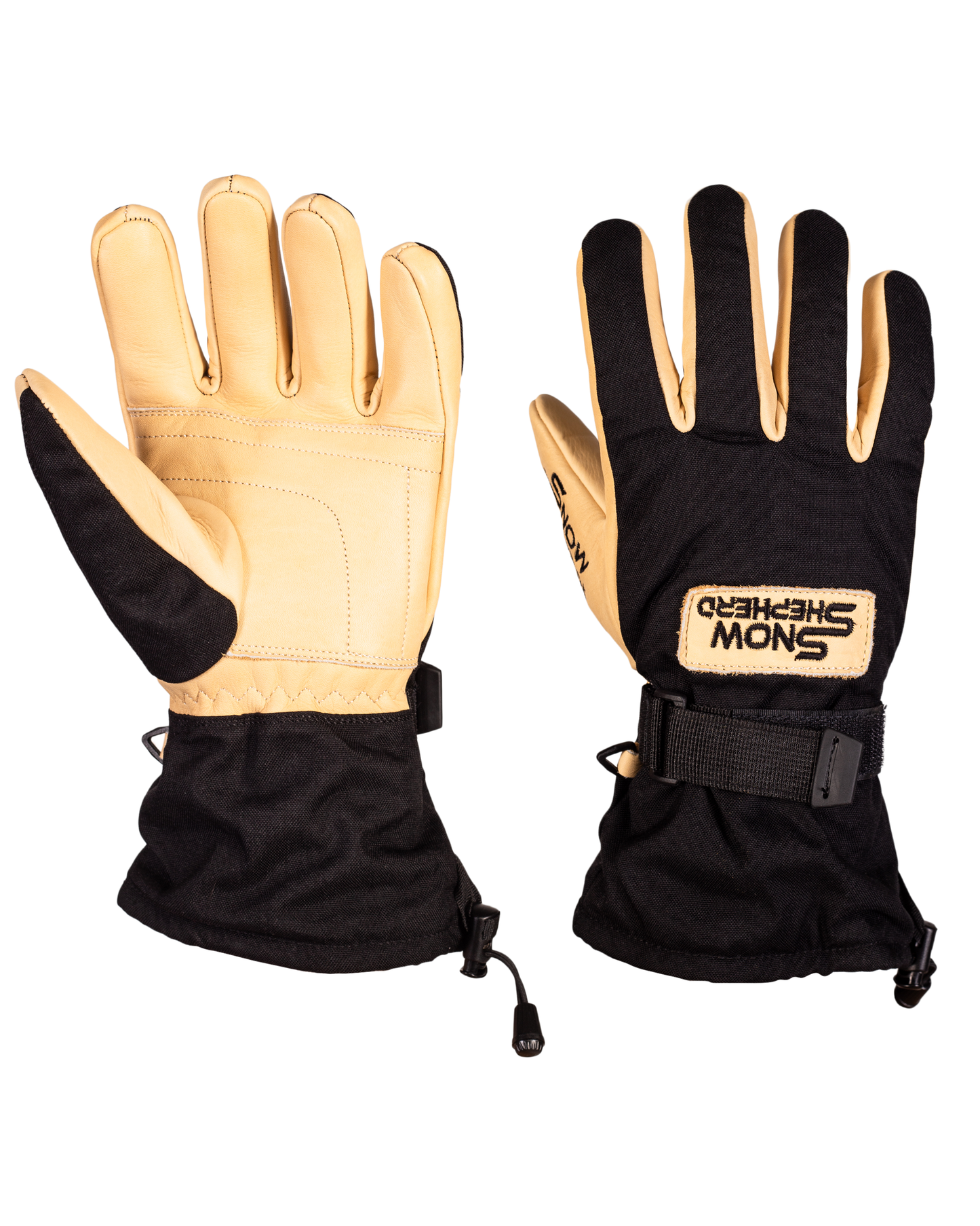 Gauntlet Handschoenen Tan/Zwart