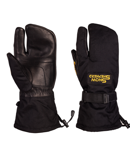 3-Finger Handschoenen Zwart