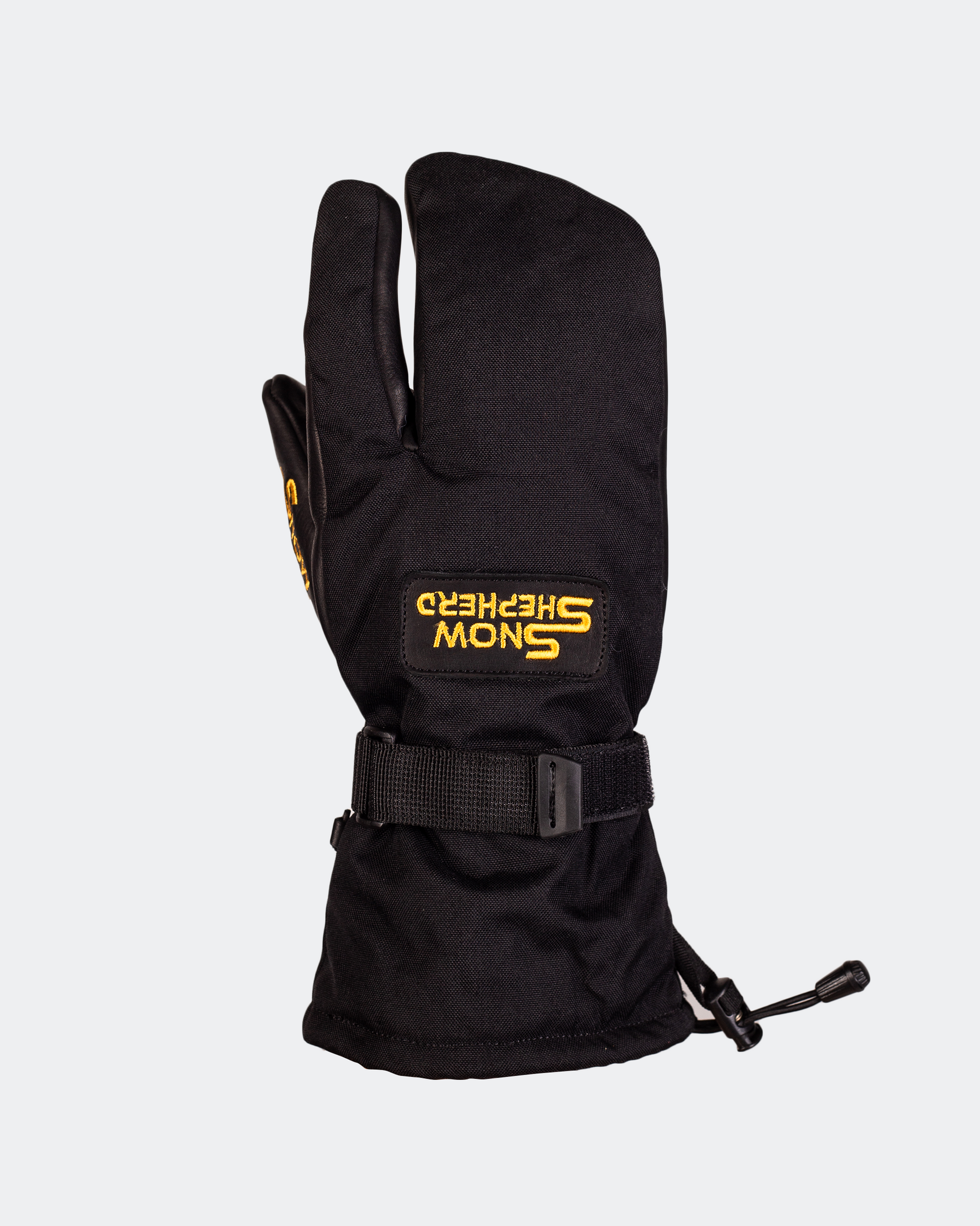 gore handschuhe wasserdicht Lobster-Handschuhe – 3-Finger-Fäustling, wasserdicht, Schwarz – SnowShepherdNL