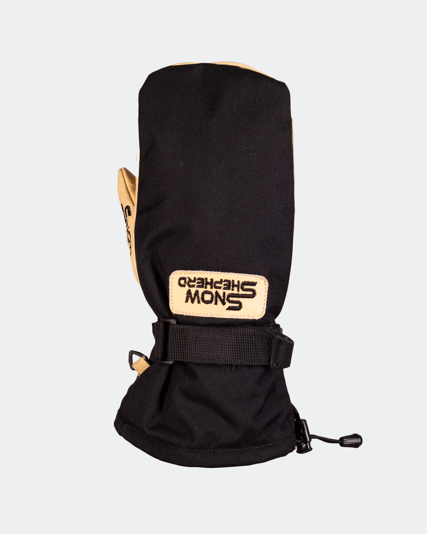 handschuhe expedition Warme Lederhandschuhe für den Wintersport, Hellbraun/Schwarz – SnowShepherdNL