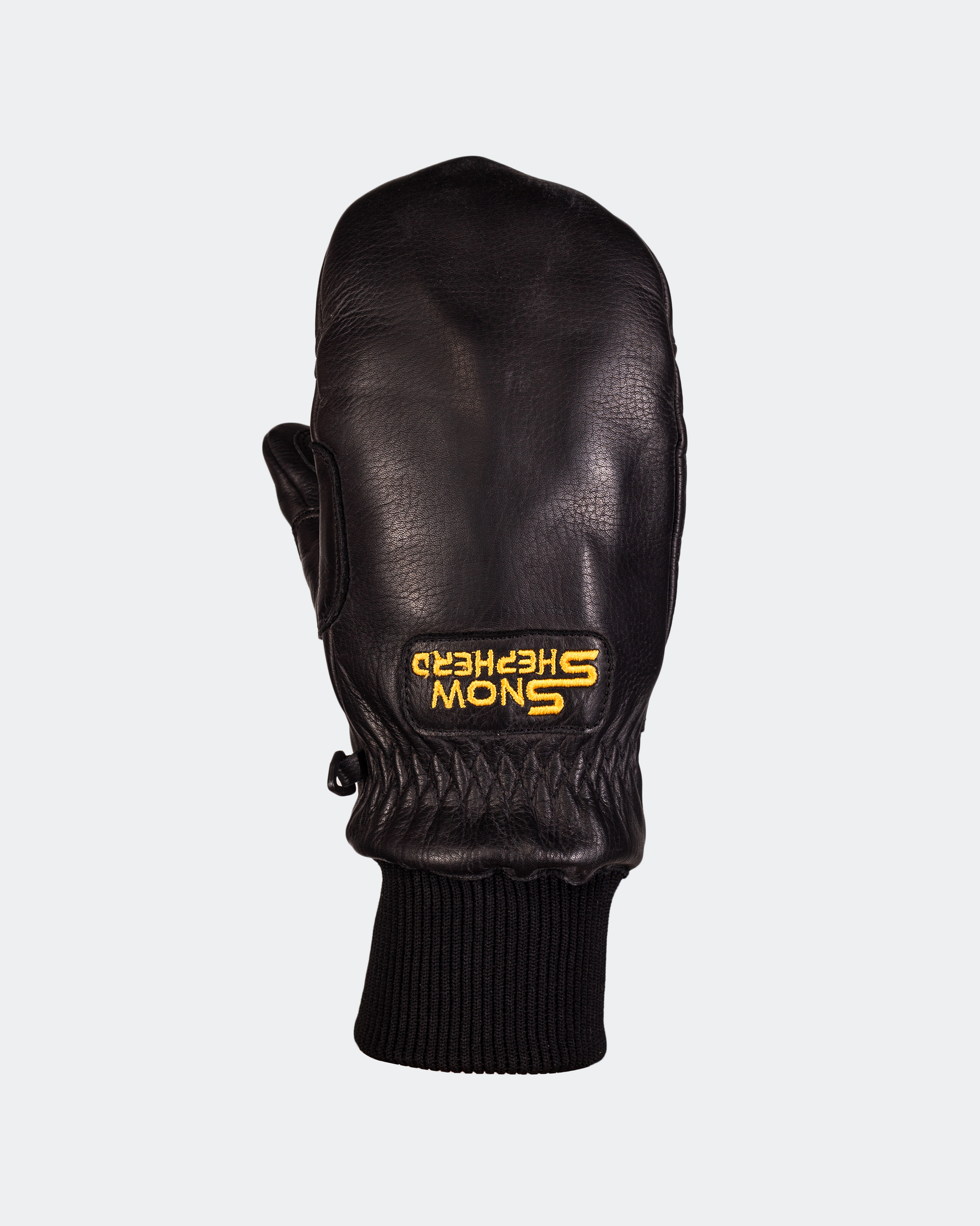 winter leder handschuhe Wasserdichte Lederhandschuhe Schwarz – SnowShepherdNL