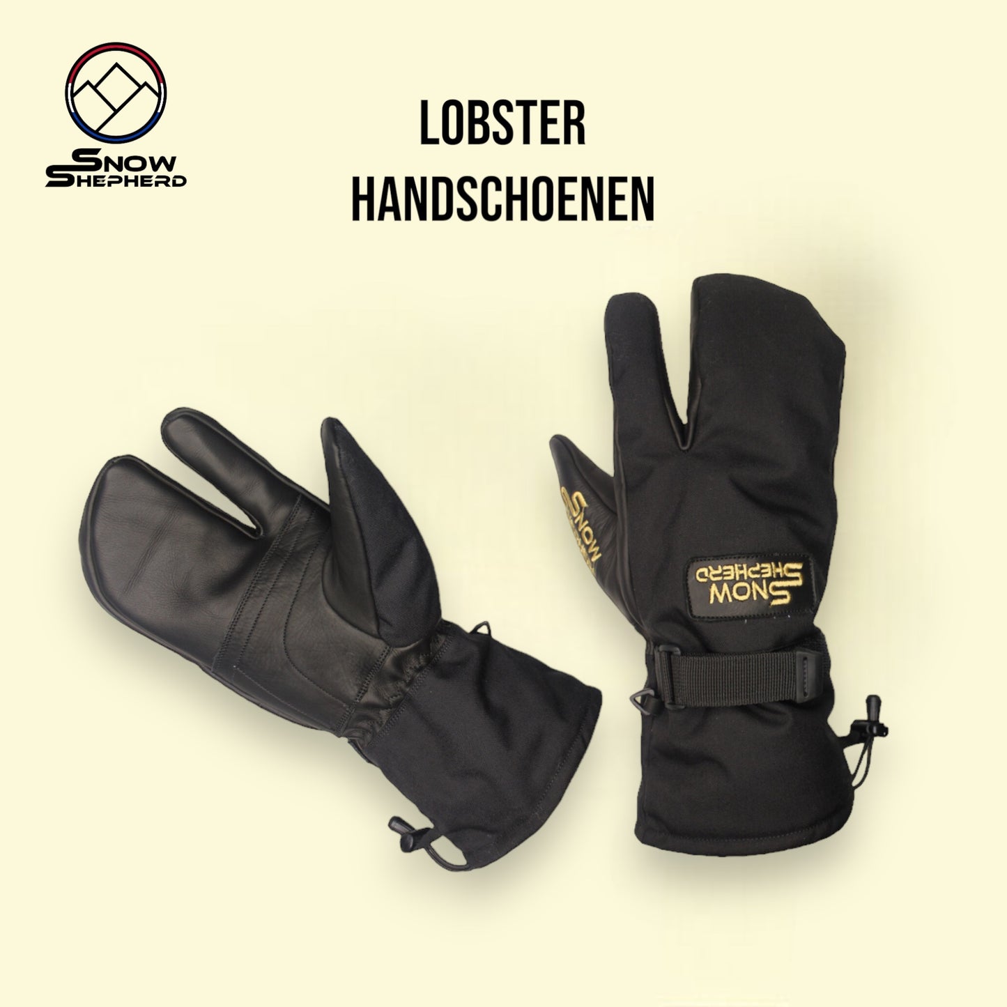 Hummerhandschuhe Schwarz 