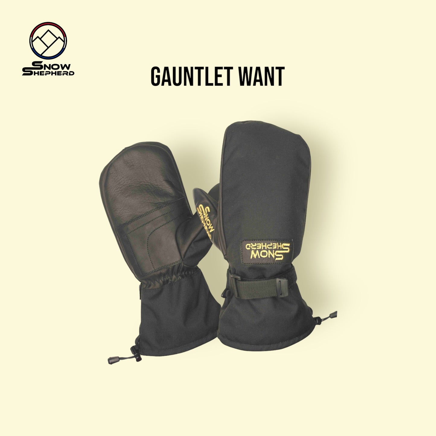 Gauntlet Wanten Zwart