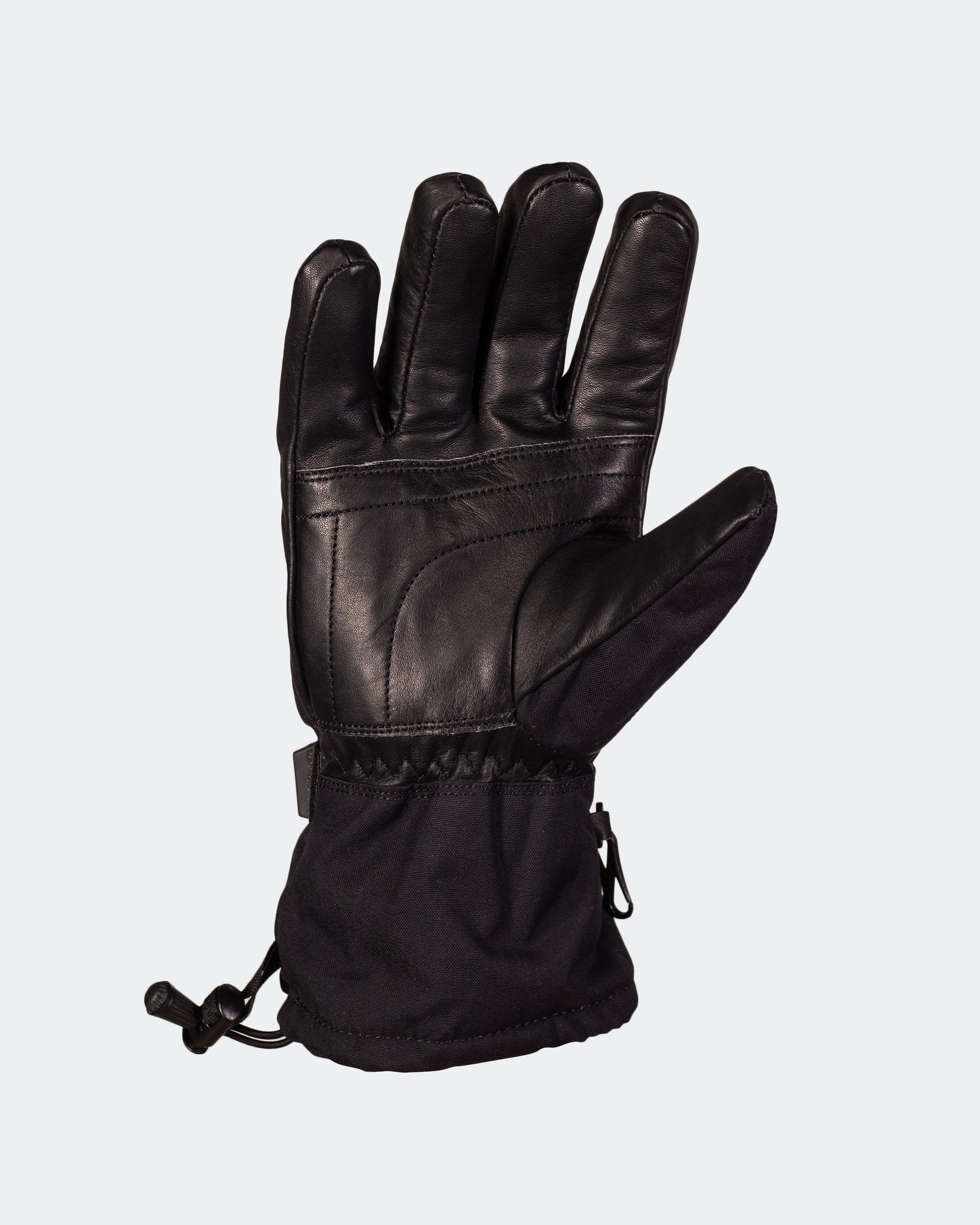 ski handschuhe leder Leder-Skihandschuhe Stulpe schwarz