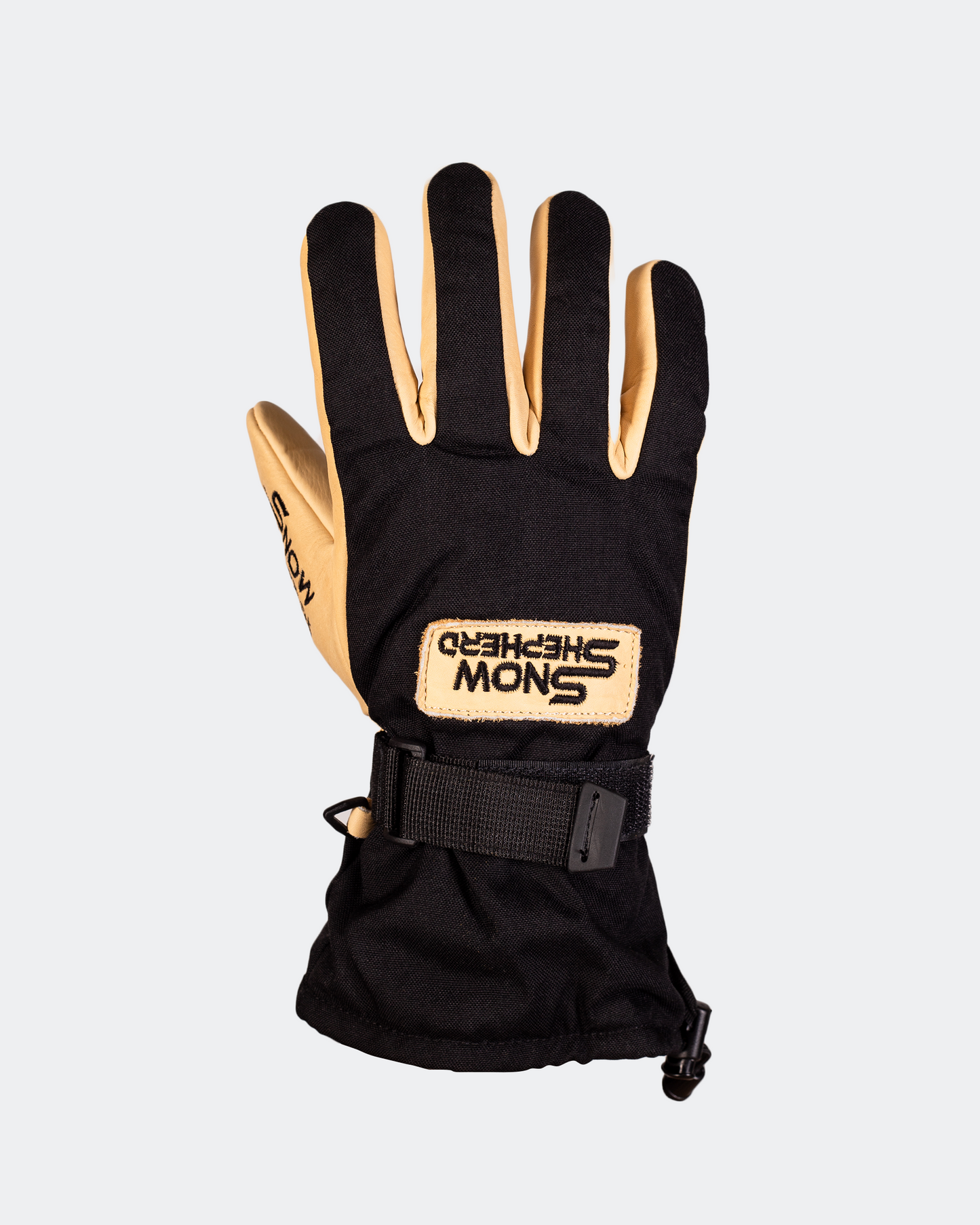 Skihandschuh-Stulpe aus Leder