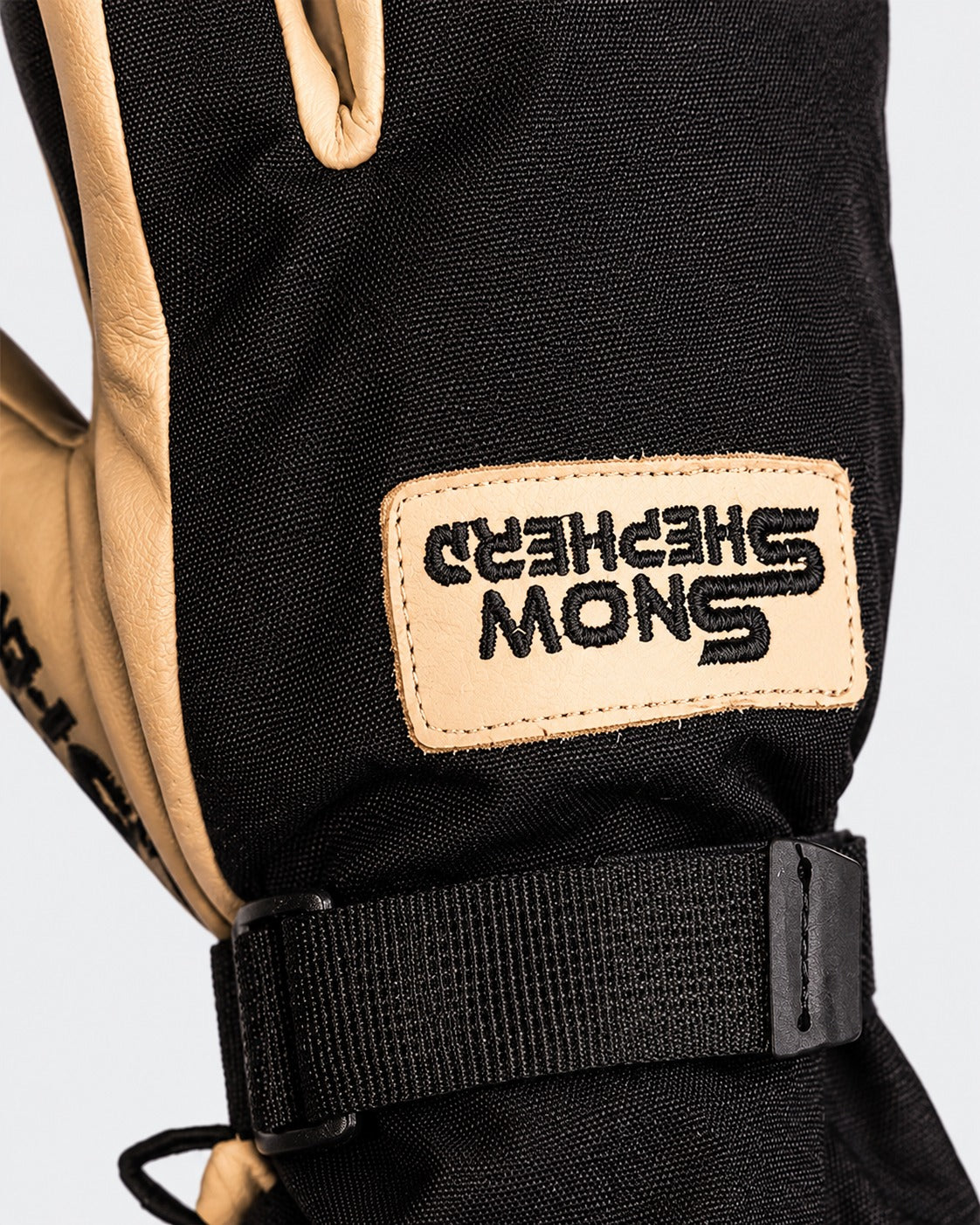 3-Finger Handschoenen - Tan/Zwart